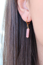 Boucles Jaspe Rose