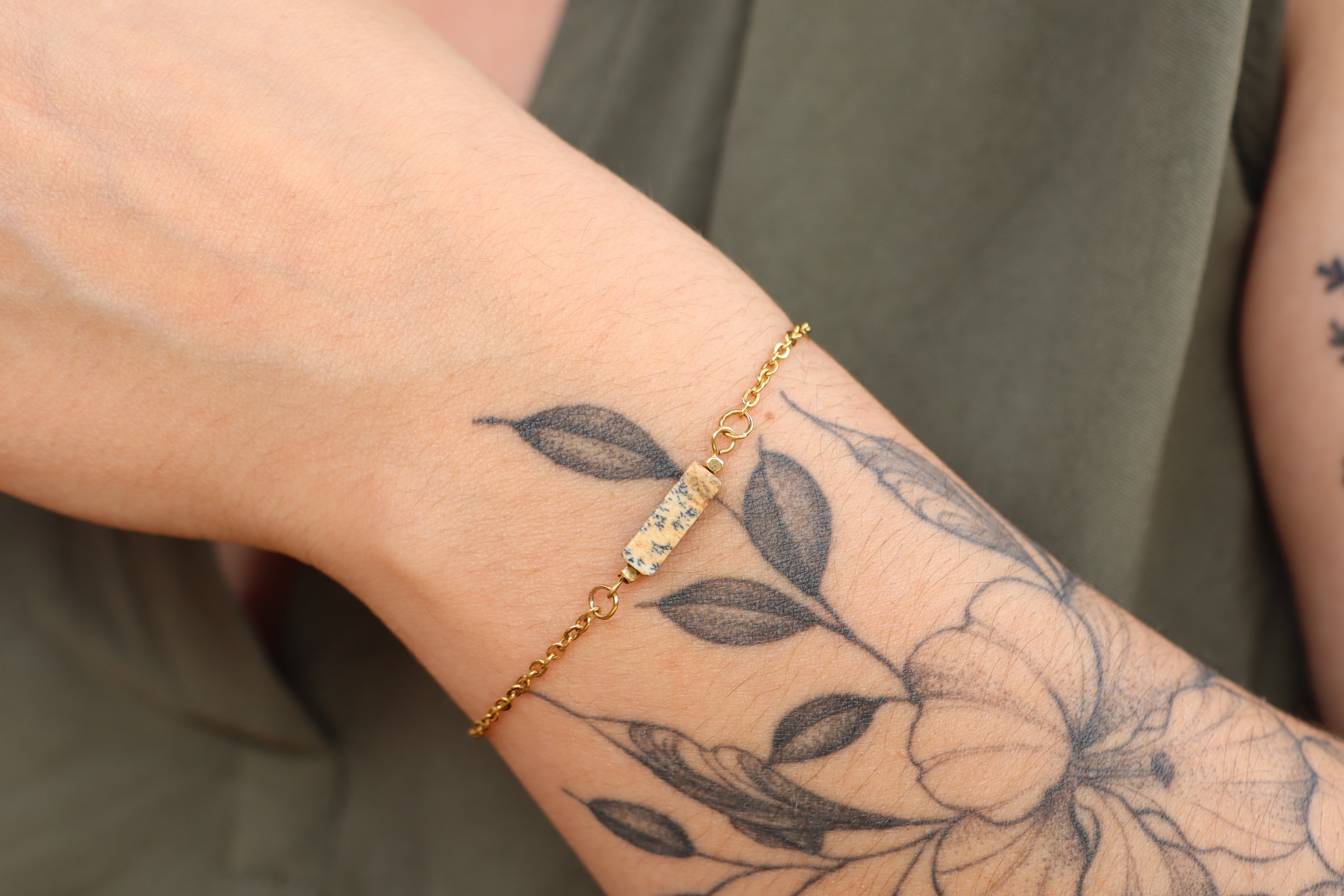 Bracelet Jaspe Paysage